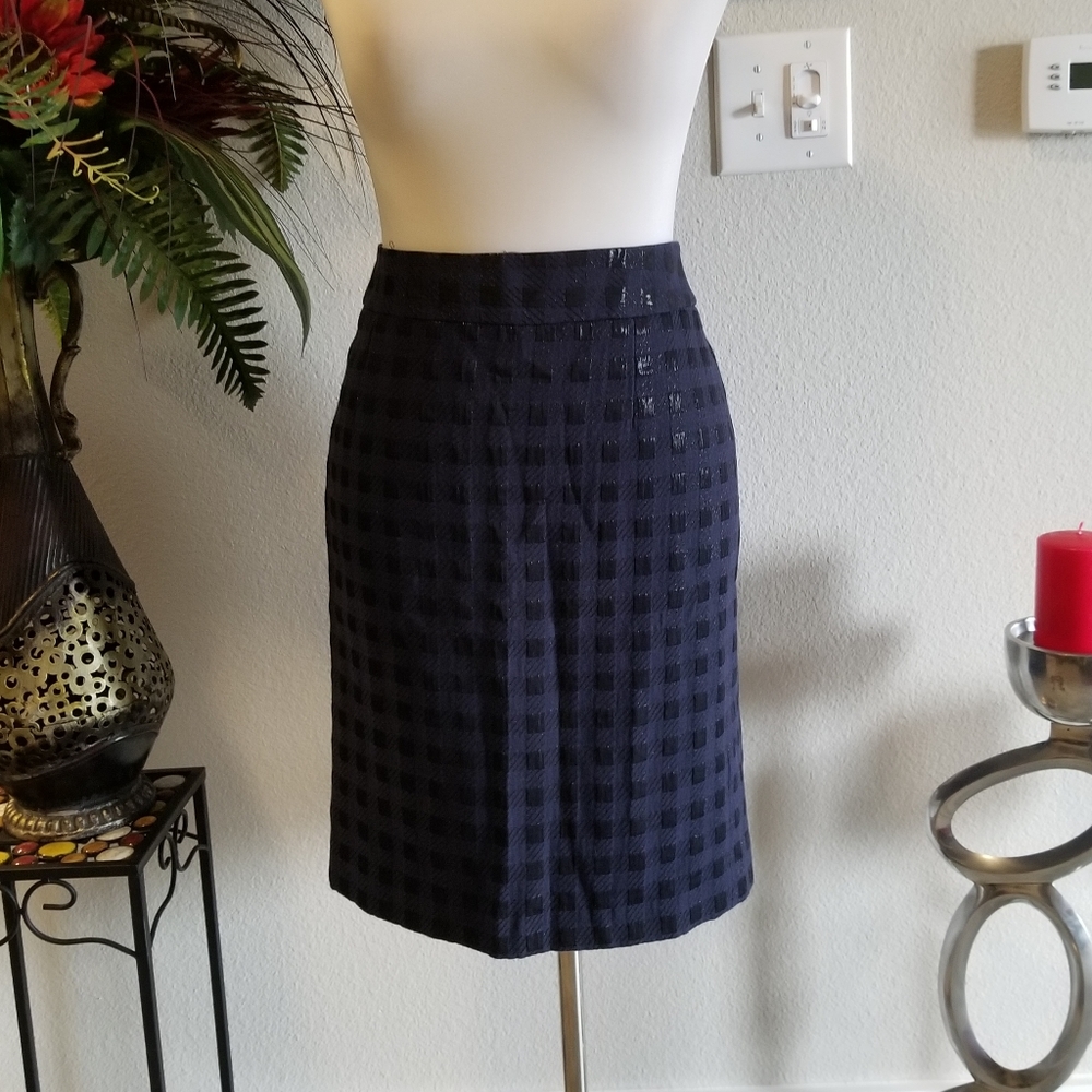 Banana Republic navy Blue Skirt Size 4P.